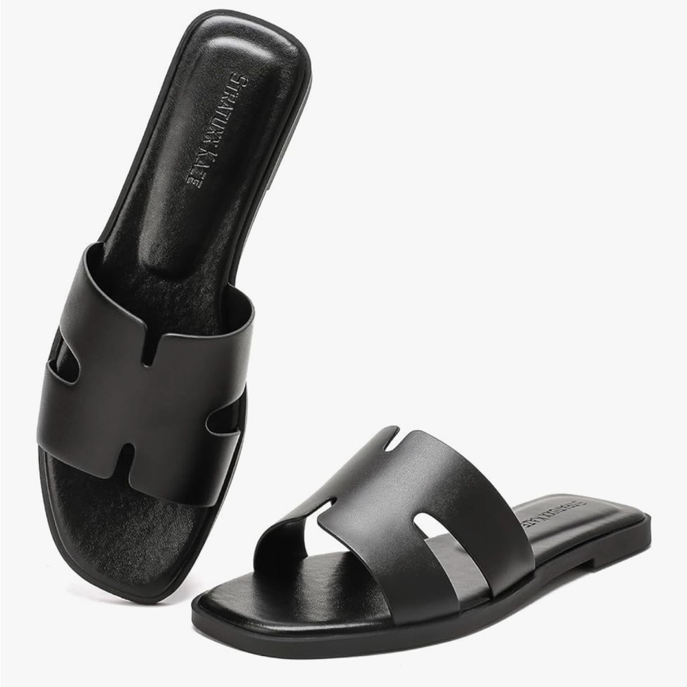 Stratuxx Kaze Open Toe Flat Dress Sandals NWOT